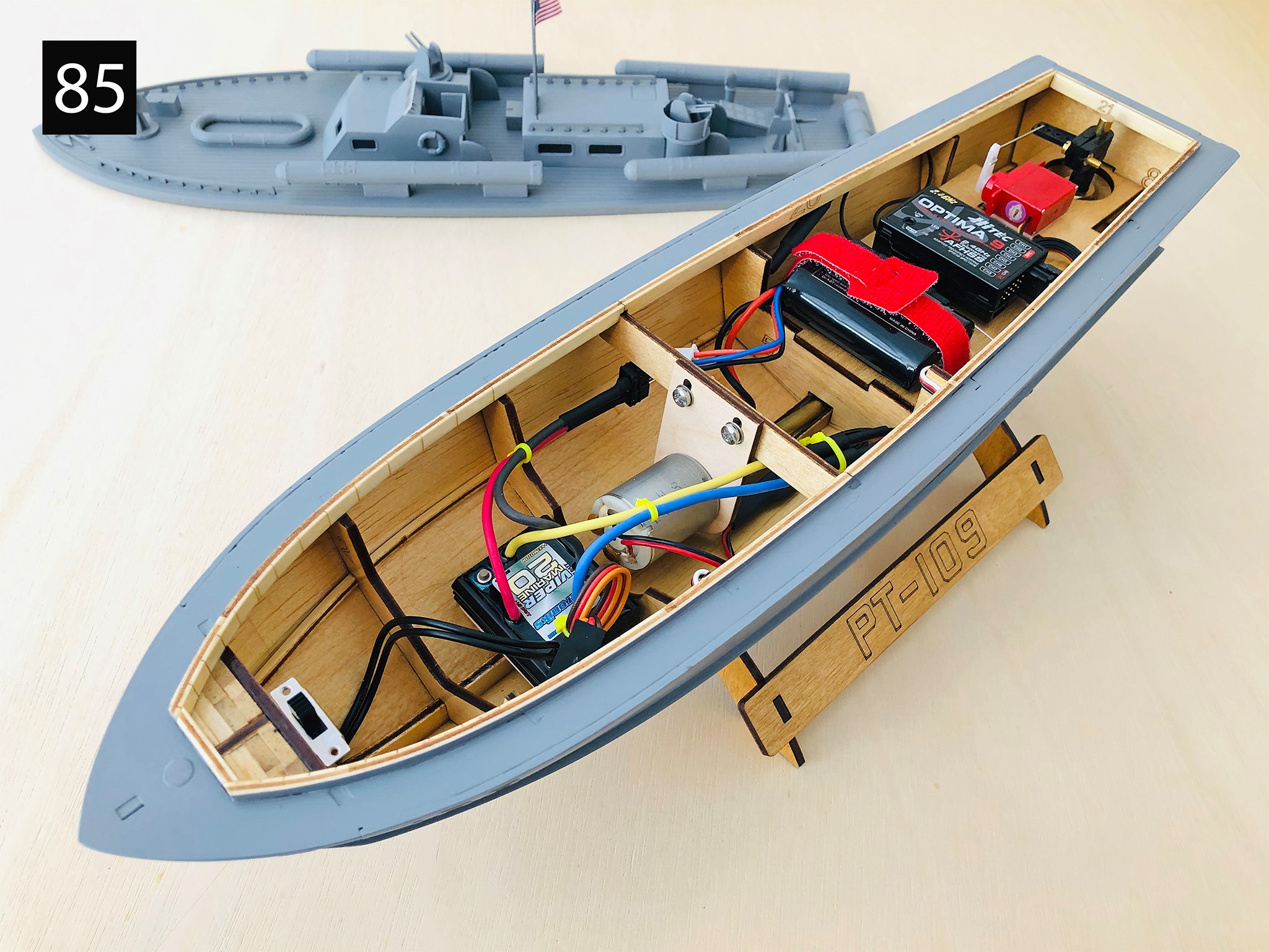 The Wooden Model Boat Company PT 109 Patrol Torpedo Boat Kit 400mm 7 
